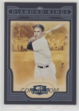 2008 Donruss Threads - Diamond Kings - Blue Framed #DK-43 - Yogi Berra /50