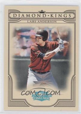 2008 Donruss Threads - Diamond Kings - Platinum #DK-4 - Lars Anderson /25