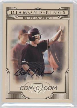2008 Donruss Threads - Diamond Kings - Signatures #DK-15 - Brett Anderson /315
