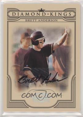 2008 Donruss Threads - Diamond Kings - Signatures #DK-15 - Brett Anderson /315