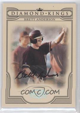 2008 Donruss Threads - Diamond Kings - Signatures #DK-15 - Brett Anderson /315