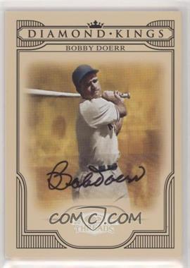 2008 Donruss Threads - Diamond Kings - Signatures #DK-29 - Bobby Doerr /250