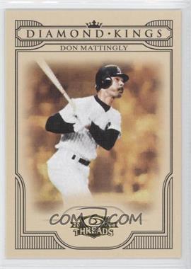 2008 Donruss Threads - Diamond Kings #DK-40 - Don Mattingly