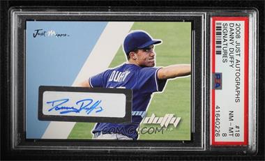 2008 Just Minors Just Autographs - [Base] - Autographs #18 - Danny Duffy [PSA 8 NM‑MT]