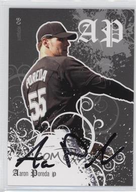 2008 Just Minors Justifiable - [Base] - Autographs #JF-40 - Aaron Poreda