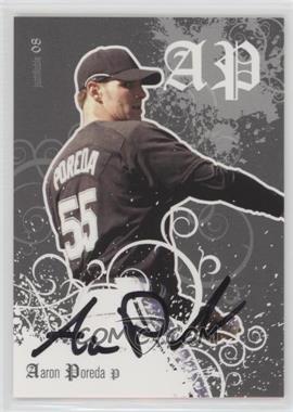 2008 Just Minors Justifiable - [Base] - Autographs #JF-40 - Aaron Poreda