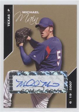 2008 Just Minors Signing Date - [Base] - Gold Edition Autographs #89 - Michael Main /50