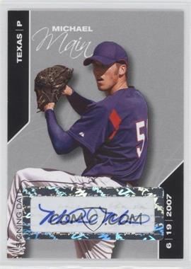 2008 Just Minors Signing Date - [Base] - Silver Edition Autographs #89 - Michael Main /10