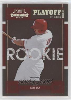 2008 Playoff Contenders - [Base] - Playoff Ticket #89 - Jon Jay /199