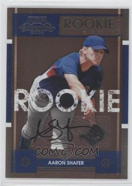 2008 Playoff Contenders - [Base] - Season Ticket Autographs #1 - Aaron Shafer