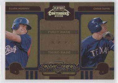 2008 Playoff Contenders - Draft Class - Gold #4 - Clark Murphy, Chris Davis /250