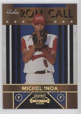2008 Playoff Contenders - Rookie Roll Call - Black #2 - Michel Inoa /100
