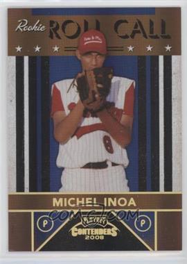 2008 Playoff Contenders - Rookie Roll Call - Black #2 - Michel Inoa /100