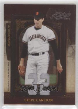 2008 Playoff Prime Cuts - [Base] - Jersey Number Jerseys #86 - Steve Carlton /49 [EX to NM]