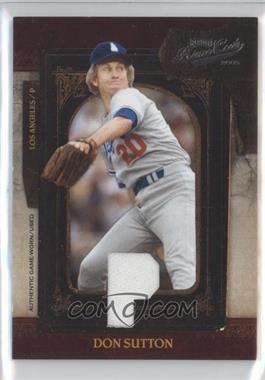 2008 Playoff Prime Cuts - [Base] - Position Game-Worn Jersey #25 - Don Sutton /99