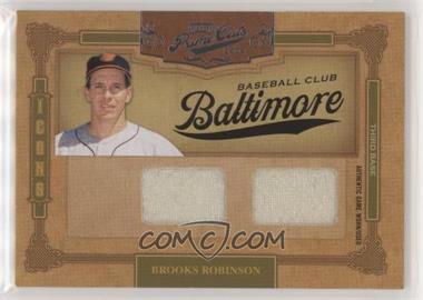 2008 Playoff Prime Cuts - Icons - Combo Materials #7 - Brooks Robinson /5
