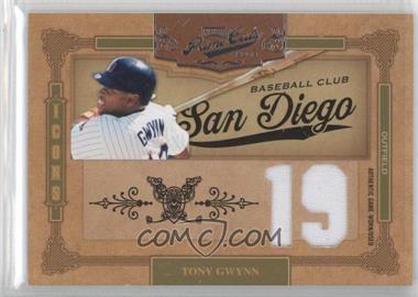 2008 Playoff Prime Cuts - Icons - Jersey Number Jerseys #45 - Tony Gwynn /99