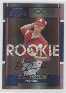 2008 Playoff Prime Cuts - Playoff Contenders Rookies #20 - Zeke Spruill