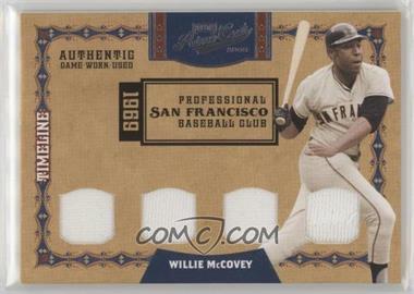2008 Playoff Prime Cuts - Timeline - Quads Materials #12 - Willie McCovey /14