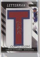 Carlos Gutierrez (Letter T) #/20