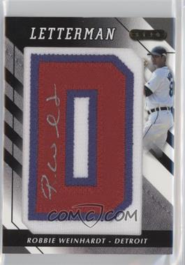 2008 Razor Letterman - [Base] - Numbered to 20 #ROW-D - Robbie Weinhardt /20