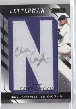 2008 Razor Letterman - [Base] #CHC-N - Chris Carpenter