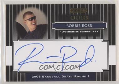 2008 Razor Signature Series - [Base] - Black #147 - Robbie Ross /199