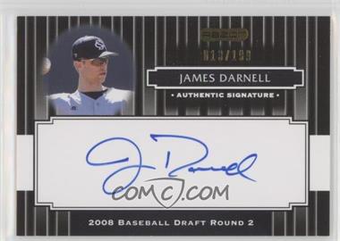 2008 Razor Signature Series - [Base] - Black #168 - James Darnell /199