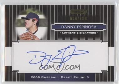 2008 Razor Signature Series - [Base] - Black #169 - Danny Espinosa /199