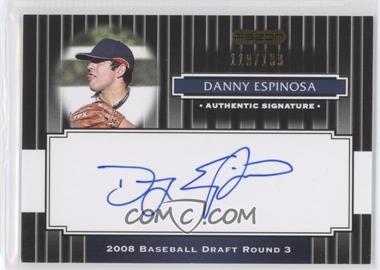 2008 Razor Signature Series - [Base] - Black #169 - Danny Espinosa /199