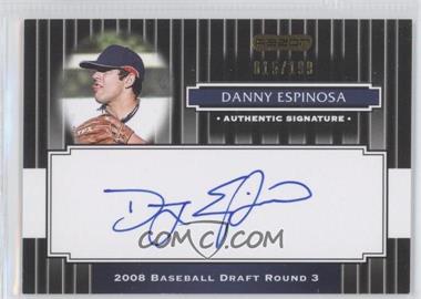 2008 Razor Signature Series - [Base] - Black #169 - Danny Espinosa /199