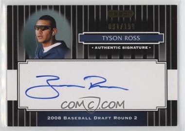 2008 Razor Signature Series - [Base] - Black #193 - Tyson Ross /199