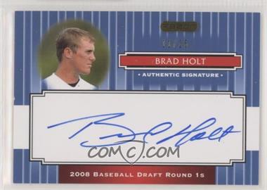 2008 Razor Signature Series - [Base] - Blue #178 - Brad Holt /25