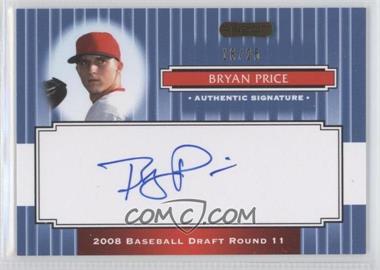 2008 Razor Signature Series - [Base] - Blue #188 - Bryan Price /25