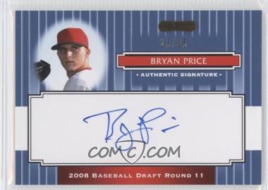 2008 Razor Signature Series - [Base] - Blue #188 - Bryan Price /25