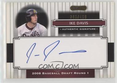 2008 Razor Signature Series - [Base] #118 - Ike Davis /499