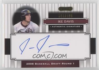 2008 Razor Signature Series - [Base] #118 - Ike Davis /499