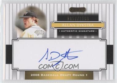 2008 Razor Signature Series - [Base] #123 - Allan Dykstra /1199