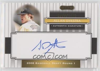 2008 Razor Signature Series - [Base] #123 - Allan Dykstra /1199