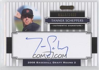 2008 Razor Signature Series - [Base] #148 - Tanner Scheppers /1499