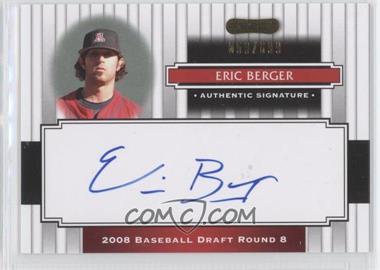 2008 Razor Signature Series - [Base] #158 - Eric Berger /699