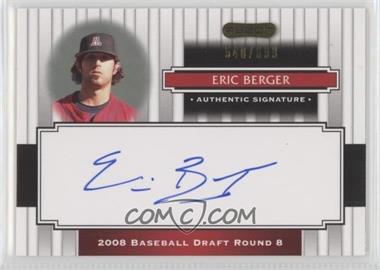 2008 Razor Signature Series - [Base] #158 - Eric Berger /699