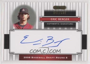 2008 Razor Signature Series - [Base] #158 - Eric Berger /699