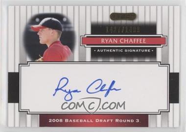 2008 Razor Signature Series - [Base] #163 - Ryan Chaffee /1499