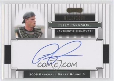 2008 Razor Signature Series - [Base] #186 - Petey Paramore /1499