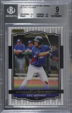 2008 Razor Signature Series - [Base] #3 - Eric Hosmer [BGS 9 MINT]