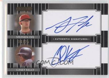 2008 Razor Signature Series - Dual Signatures - Black #DS-11 - Stephen Fife, Casey Kelly /25