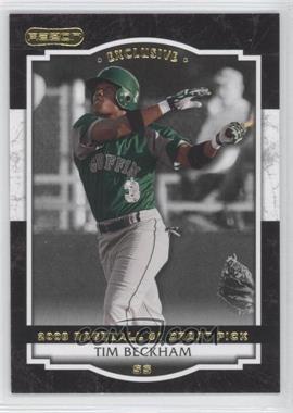 2008 Razor Signature Series - Tim Beckham Promos - Black #TB -2P - Tim Beckham