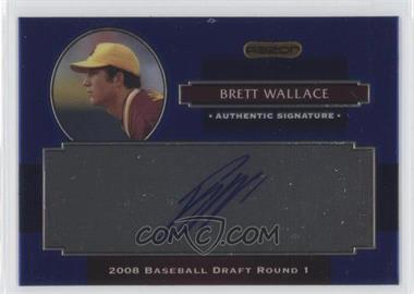 2008 Razor Signature Series Metal - Autographs - Blue #AU-BW - Brett Wallace