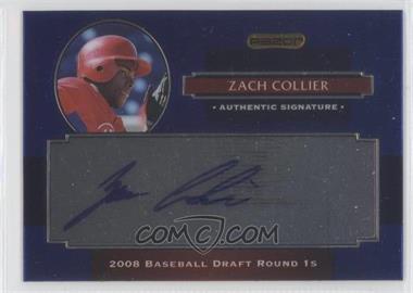 2008 Razor Signature Series Metal - Autographs - Blue #AU-ZC - Zach Collier